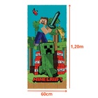Toalha De Banho Personagens Estampada Menino Menina Minecraft