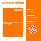 Toalha De Banho Praia Laranja Camesa Triângulos 65x120cm