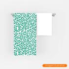Toalha De Banho Praia Verde Camesa Folhas 65x120cm