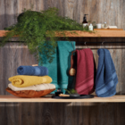 Toalha De Banho Santista Prata Style  - 100% Algodão Azul