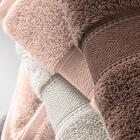 Toalha De Banho Trussardi Egitto Elegance 86x160cm Soft Rose