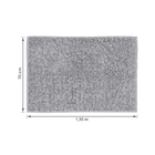 Toalha de Banho Unika Algodão 70x135cm Cinza Karsten