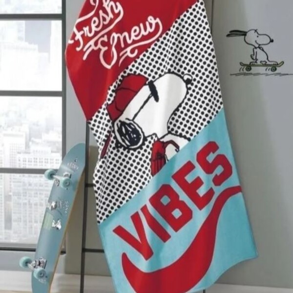 Toalha De Banho Velour Snoopy 08 Dohler