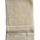 Toalha De Banho Vênus Bege Claro Camesa 62x130 Cm Algodão