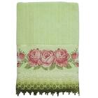 Toalha De Banho Verde Flores Almada Arts