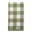 Toalha De Banho Xadrez Bege Verde Inverse - Buddemeyer