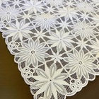 Toalha De Geladeira Pvc Rendado Bege 8 Unidades