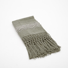 Toalha de lavabo algodão preta 75x45cm Mello