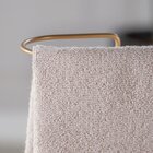 Toalha De Lavabo Glamour 100% Algodão 30x50cm Pergaminho