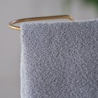 Toalha De Lavabo Glamour 100% Algodão 30x50cm Zinco