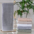 Toalha De Lavabo Glamour 100% Algodão 30x50cm Zinco