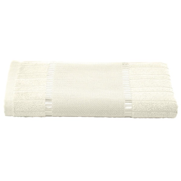 Toalha De Lavabo P/ Bordar - Bella - Aveludada - Marfim 3137