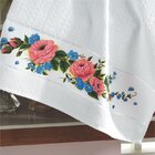 Toalha De Lavabo Para Pintar E Bordar Ponto Russo Döhler 400g