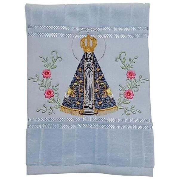 Toalha De Mão Lilás Nossa Senhora Aparecida Almada Arts