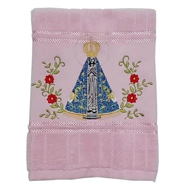 Toalha De Mão Rosa Nossa Senhora Aparecida Almada Arts