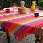 Toalha De Mesa 1.00x1.00 Vermelho Indiano