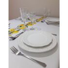Toalha De Mesa 4 Lugares 1,80 X 1,35 Tecido Microfibra Limão
