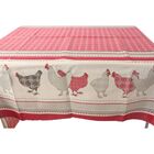 Toalha De Mesa 4 Lugares 140 X 140 Cm Tecido Linhão Estampada