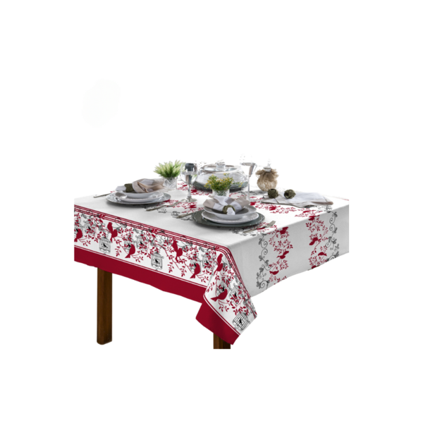 Toalha De Mesa 4 Lugares Quadrada Rústica Luxo 1,40x1,40m Pás