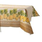 Toalha De Mesa 6 Lugares 140 X 210cm  Tecido Linhão Estampada