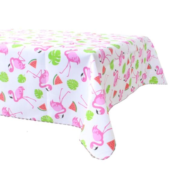 Toalha De Mesa 6 Lugares 140 X 210cm  Tecido Oxford Estampada