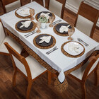 Toalha De Mesa Avulsa Luna Girassol Preto P/ 08 Lugares - Tec