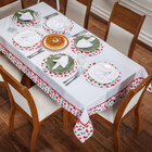 Toalha De Mesa Avulsa Luna Melancia Vermelho P/ 06 Lugares -