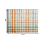 Toalha de Mesa Bege Retangular 1X1,36X1,80cm