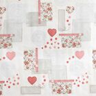 Toalha De Mesa Carinho Rolo 1,37m X 30m Corações Kapazi