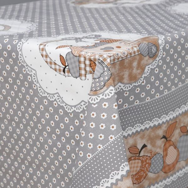 Toalha De Mesa Carinho Rolo 1,37m X 30m Frutas Da Fazenda Kap