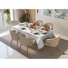 Toalha De Mesa Champanhe Quadrada 150 X 150 Branco Magnum