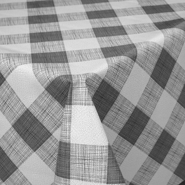 Toalha De Mesa Classic Rolo 1,37m X 20m Picnic Cinza Kapazi