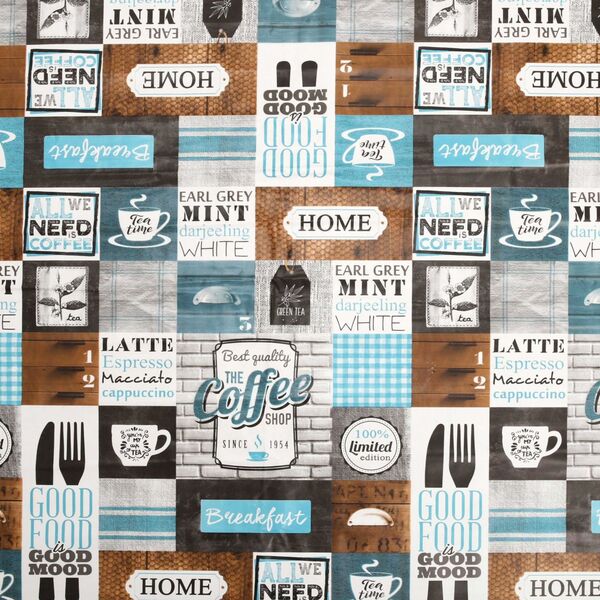 Toalha De Mesa Classic Rolo Café Blue 1,37mx20m Kapazi