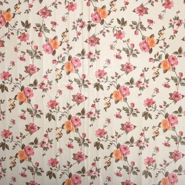 Toalha De Mesa Classic Rolo Flor Delicada 1,37mx20m Kapazi