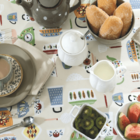 Toalha De Mesa Clean Athenas 8 Lugares 160x250cm Dohler Estam