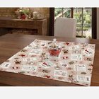 Toalha De Mesa Clean Athenas Estampado 78x78cm  Emma 01 Única