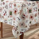 Toalha De Mesa Clean Athenas Estampado 78x78cm  Emma 01 Única