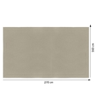 Toalha de Mesa Coloratta 8 Lugares 1,60x2,70m Taupe