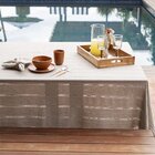 Toalha De Mesa Copa E Cia Dubbo 8 Lug Quadrada - Natural