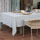 Toalha De Mesa Copa E Cia Dubbo 8 Lug Retangular -azul Claro