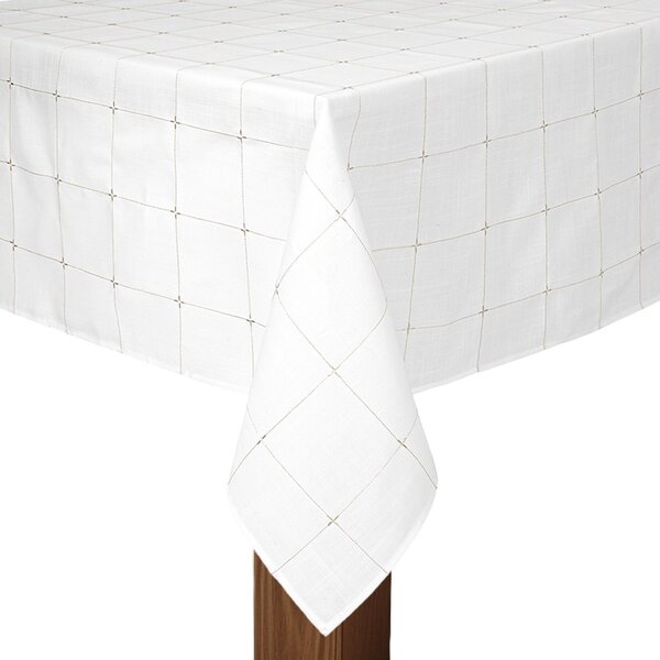 Toalha De Mesa Copa E Cia Unité 10 Lug Retangular - Branco