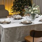 Toalha De Mesa Copa E Cia Unité 10 Lug Retangular - Branco