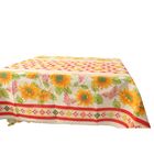 Toalha De Mesa De 6 Lugares Tecido Linhão Retangular Estampada