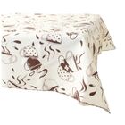 Toalha De Mesa De 6 Lugares Tecido Oxford Retangular Estampada