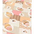 Toalha De Mesa De 6 Lugares Tecido Oxford Retangular Estampada