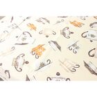 Toalha De Mesa De 6 Lugares Tecido Oxford Retangular Estampada