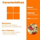 Toalha De Mesa De Natal Dourada Flores 1,40x1,40m - Casambien