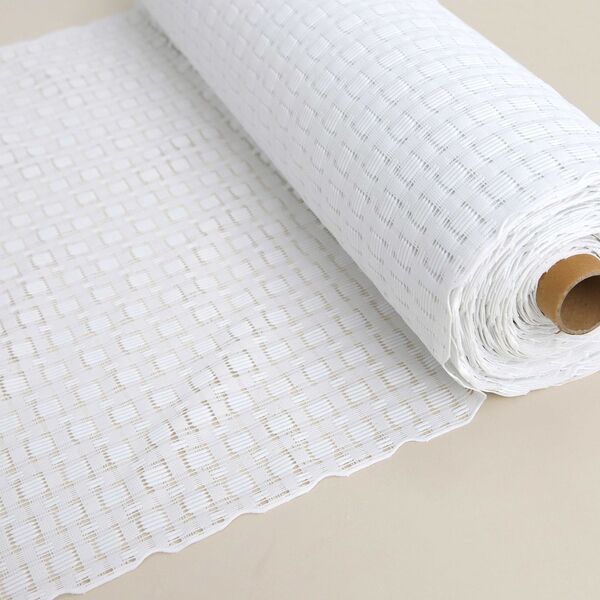 Toalha De Mesa Em Rolo 50cm X 20m Branco Quadrado