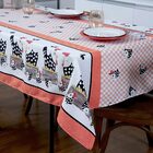 Toalha De Mesa Estampada Galinhas - 140x300cm