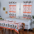 Toalha De Mesa Estampada Galinhas - 140x300cm